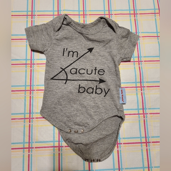 🌟5/$25 I'm Acute Baby Bodysuit Size 3-6 Months - Picture 1 of 1